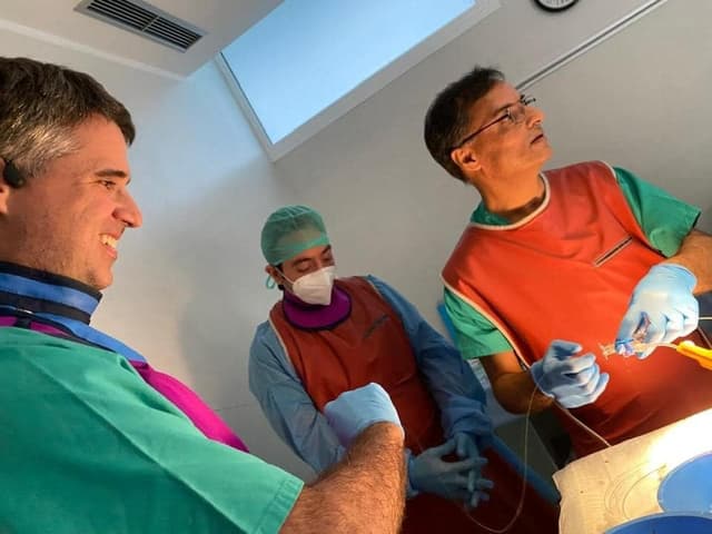 Medical teaching session